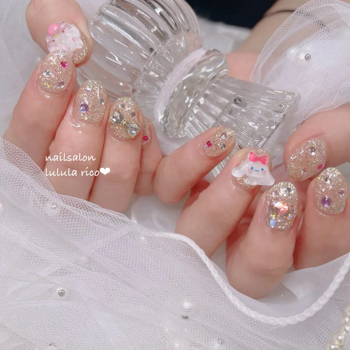 ネイル キラキラネイル ラメ(グリッター) lulula ricoのエステ・リラクイメージ
