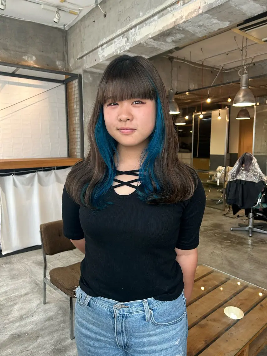ロング カラー 海外レイヤー /NAGISAのヘアスタイル