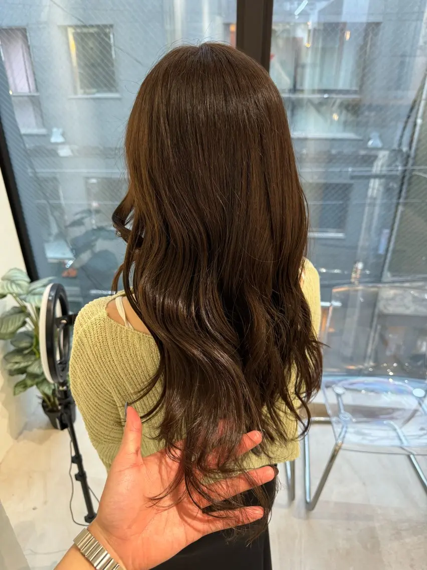 セミロング カット ヘアカラー zina天王寺/ メンズ特化のヘアスタイル