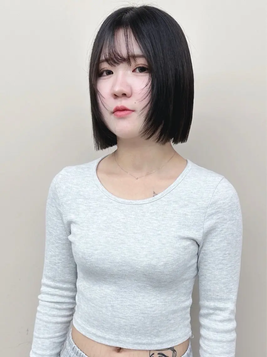 ショート カット トリートメント ボブ/ゆるふわ ボブパーマ/とういのヘアスタイル