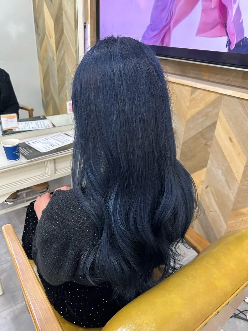 カラー ブルーカラー ヘアカラー SHIAN 🐶菜月 /カラーのヘアスタイル