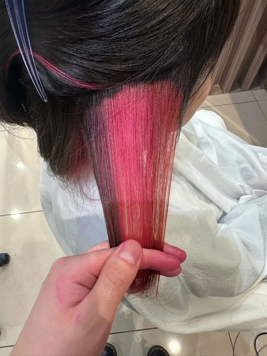 ロング カラー ブリーチ ハイトーンカラー ☘️お悩み解決☘️ 岡部恒輝のヘアスタイル