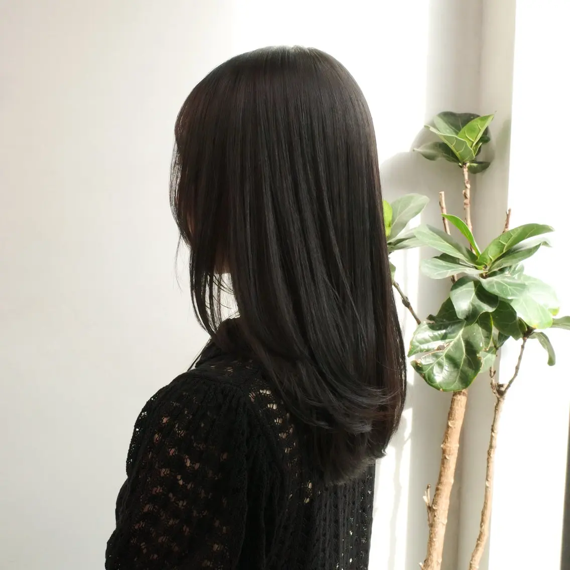セミロング 髪質改善 カット ヘアカラー 縮毛矯正 髪質改善/オリーブ 🤍mizueのヘアスタイル