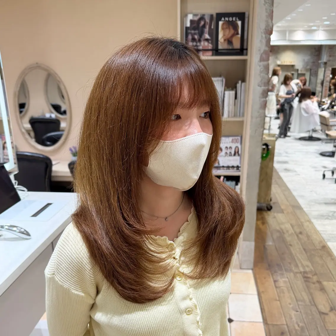 ロング ヘアカラー 齋藤 俊知のヘアスタイル