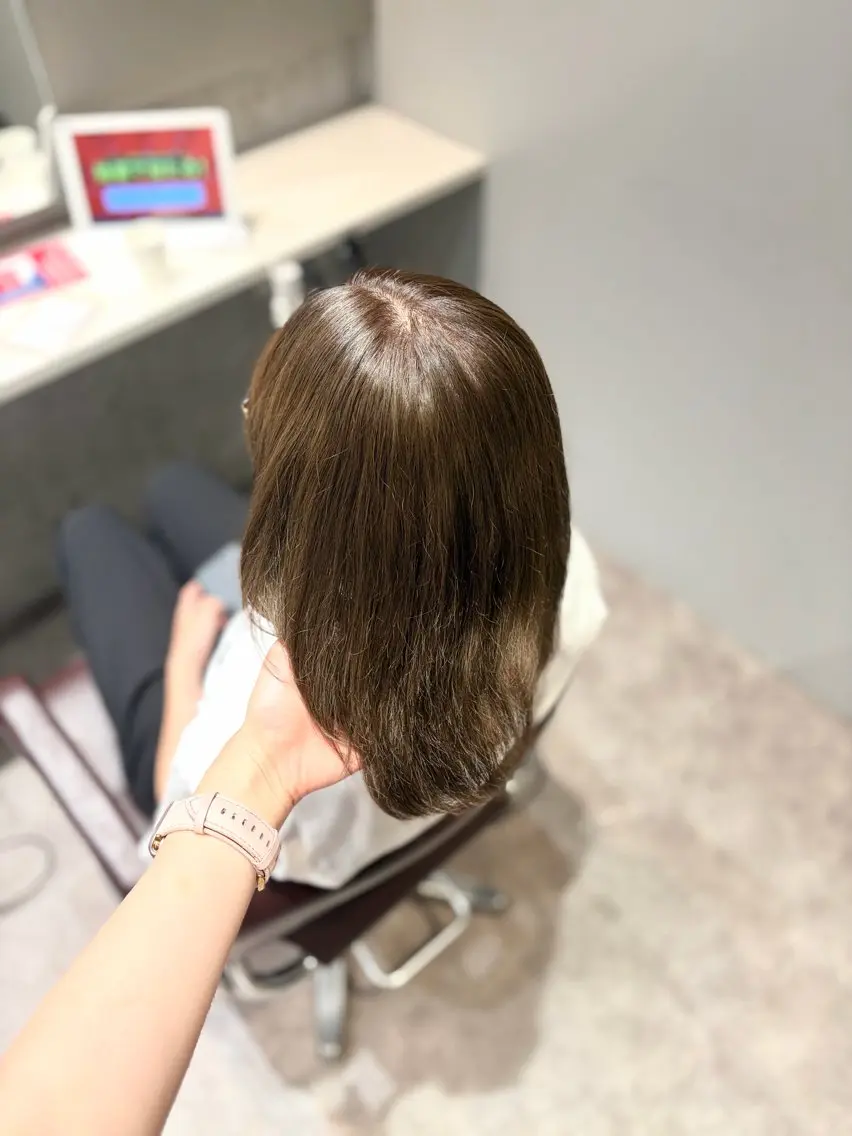 カラー ブラウンカラー 透明感カラー ヘアカラー 楠原 彩加のヘアスタイル