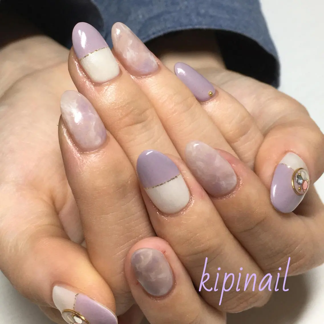 ネイル ハンドネイル kipinail 川﨑えりかのネイルデザイン