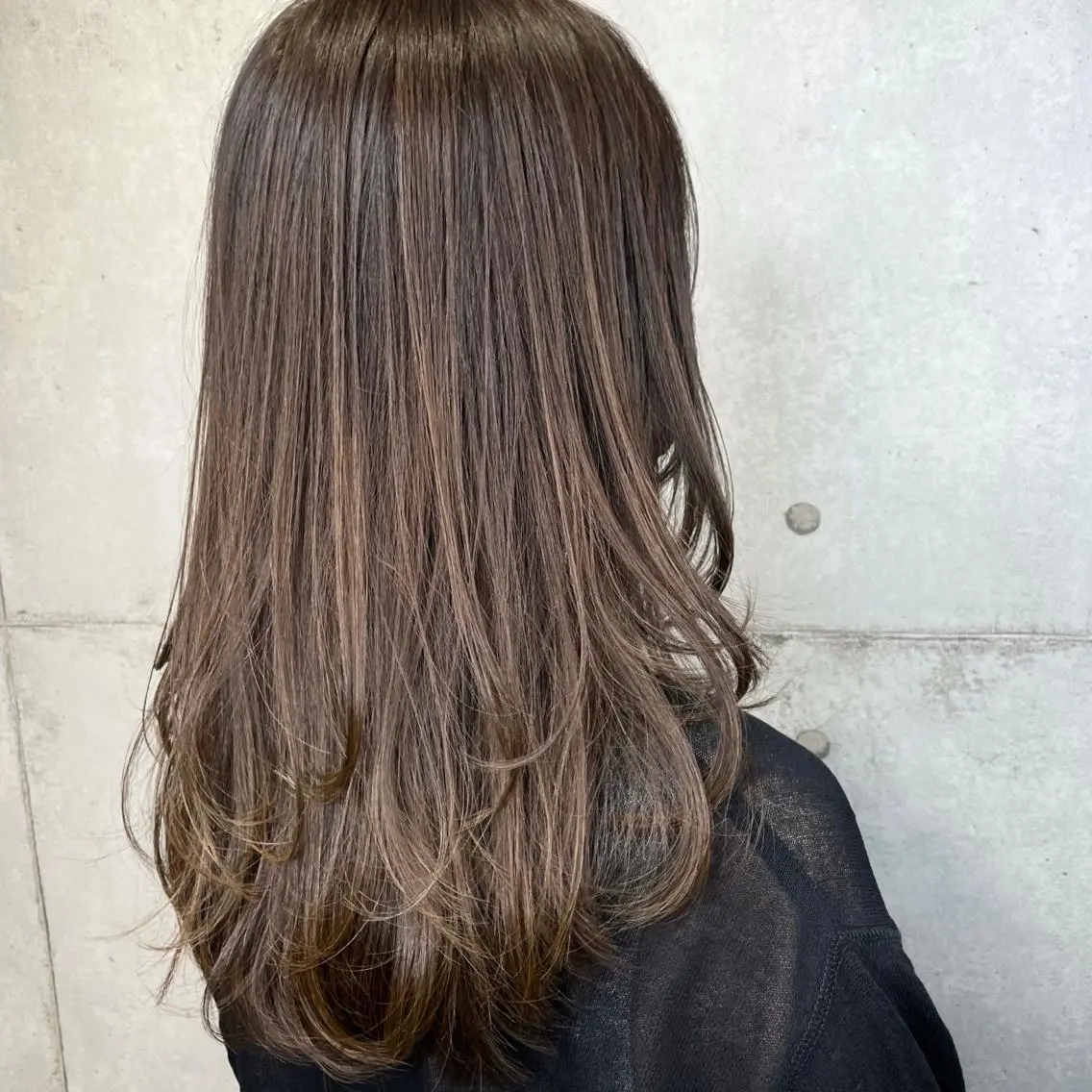 ロング カラー カット ヘアカラー トリートメント newi 池袋のヘアスタイル