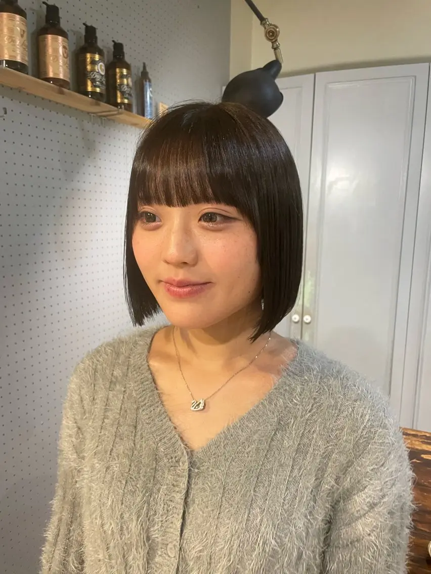 ミディアム カラー カット ヘアカラー トリートメント 🤩噂のMr.髪ポジ ティブ®️yu🤩のヘアスタイル