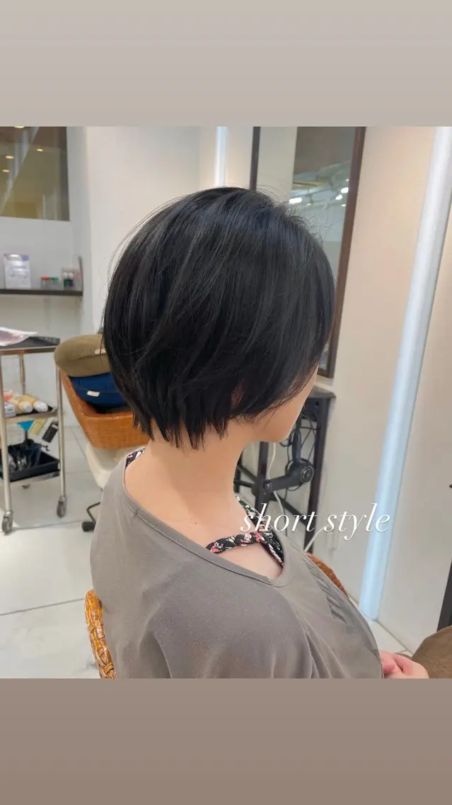 ショート 丸みショート 似合わせカット ショートヘア カット ヘアセット ♡レイヤーボブ パーマ/うらら♡のヘアスタイル