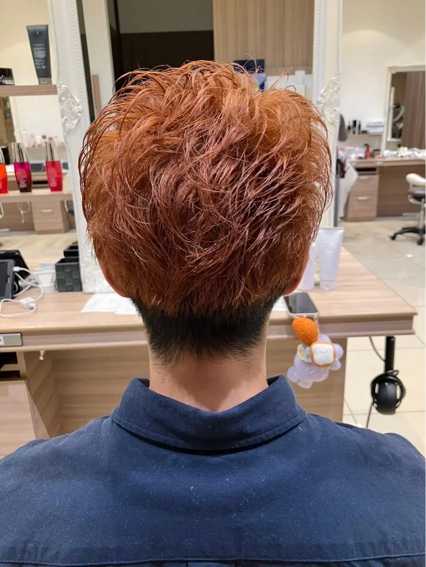 カラー メンズ カット ヘアカラー まとまる艶髪艶カラー 🤍内田さわか🎀のヘアスタイル