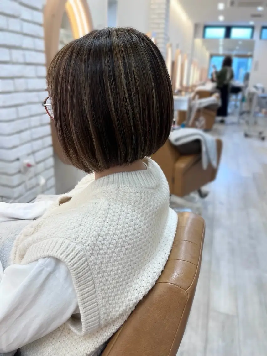 カラー カット ヘアカラー adorable 高橋 ひなののヘアスタイル