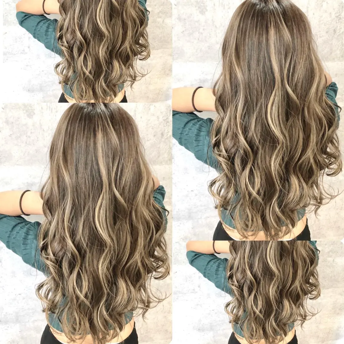 ロング カラー ハイライトカラー ハイライト ✨MiL✨ ✨心斎橋✨のヘアスタイル