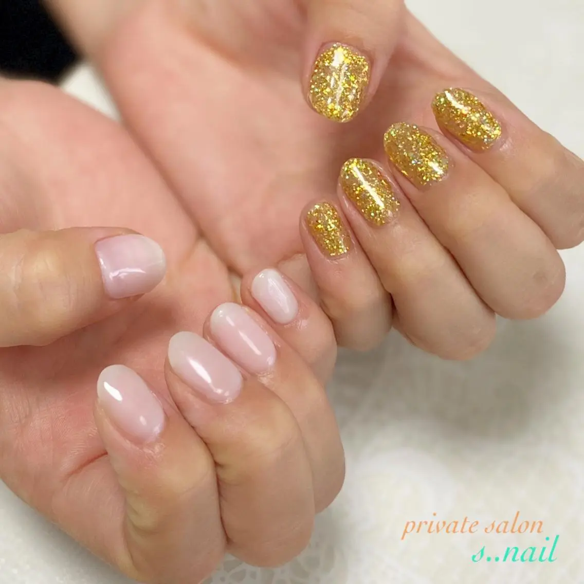 ネイル ラメ(グリッター) ハンドネイル フットネイル s..nail / MORITAのネイルデザイン