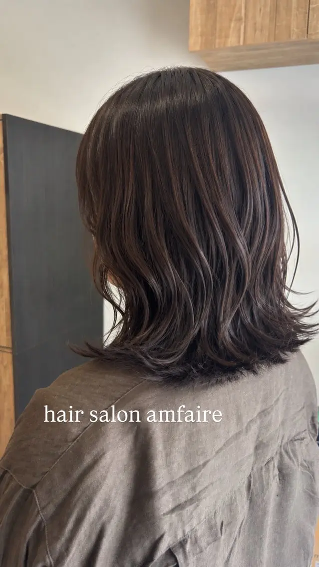 ミディアム shimizu .のヘアスタイル