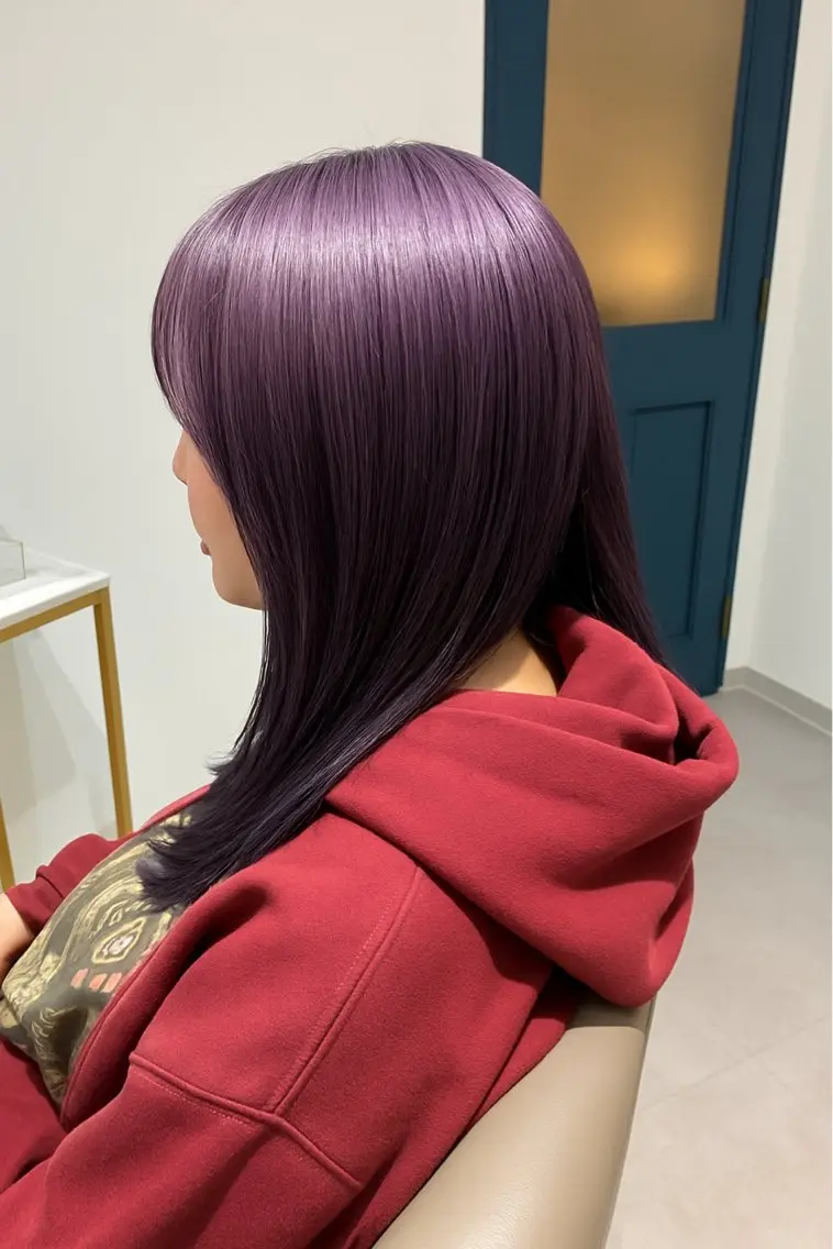 セミロング セミロングパーマ ボブ ハイライト 髪質改善 韓国風ヘア カット ヘアカラー トリートメント 髪質改善/縮毛矯正/ 美髪/個室/ハラのヘアスタイル