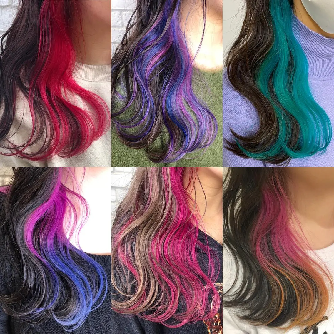 セミロング カラー パーマ ヘアアレンジ メンズ キッズ ネイル マツエク・マツパ メンズインナーカラー インナーカラー 新宿/髪質改善/ 美髪矯正✨浅江通友のヘアスタイル