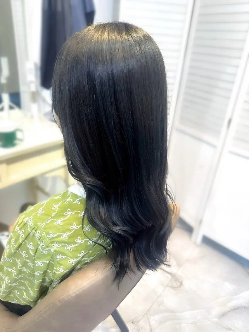 ロング カラー グレージュ オリーブグレージュ オリーブグレー 20日◎髪質改善 misatoのヘアスタイル