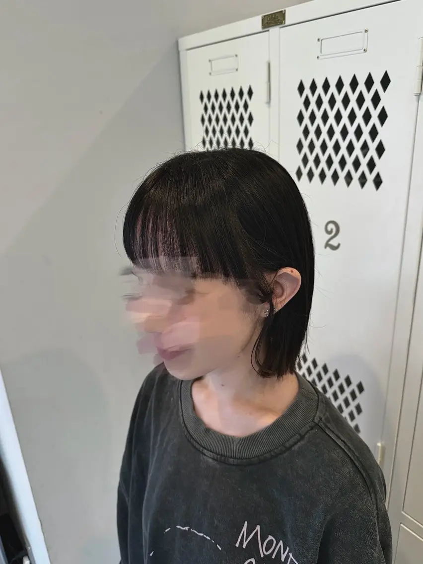 カット+カラー+トリートメント【 ブリーチなしワンカラー 】男女問わず大歓迎です !!𖤐 ̖́-の写真