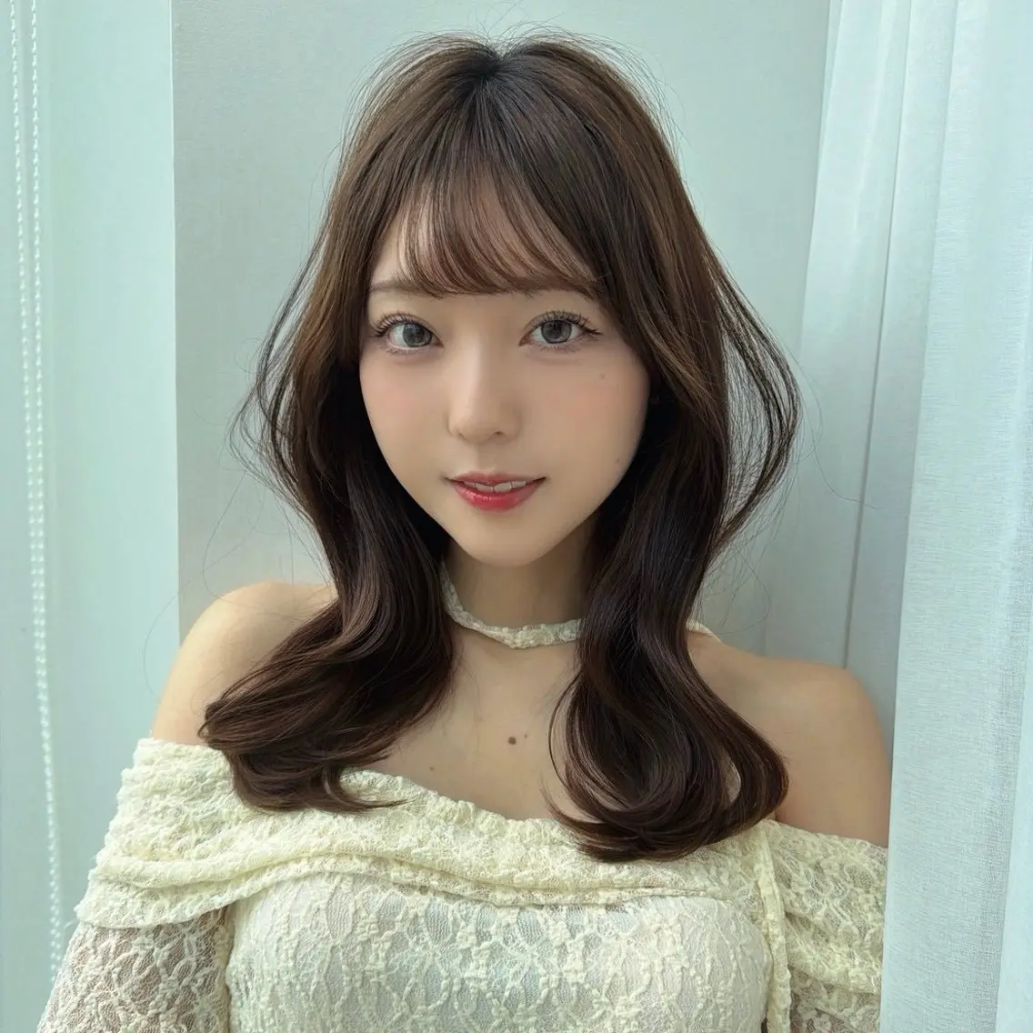 セミロング くびれヘア レイヤーカット カット 🩵HIYORI /栄/レイヤーカットのヘアスタイル