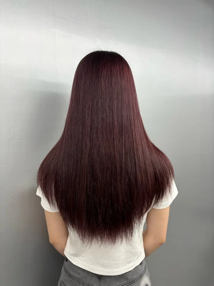 ロング カラー ブリーチ ブリーチなしカラー ヘアカラー トリートメント ベージュ/グレージュ 🧸あやか/表参道のヘアスタイル