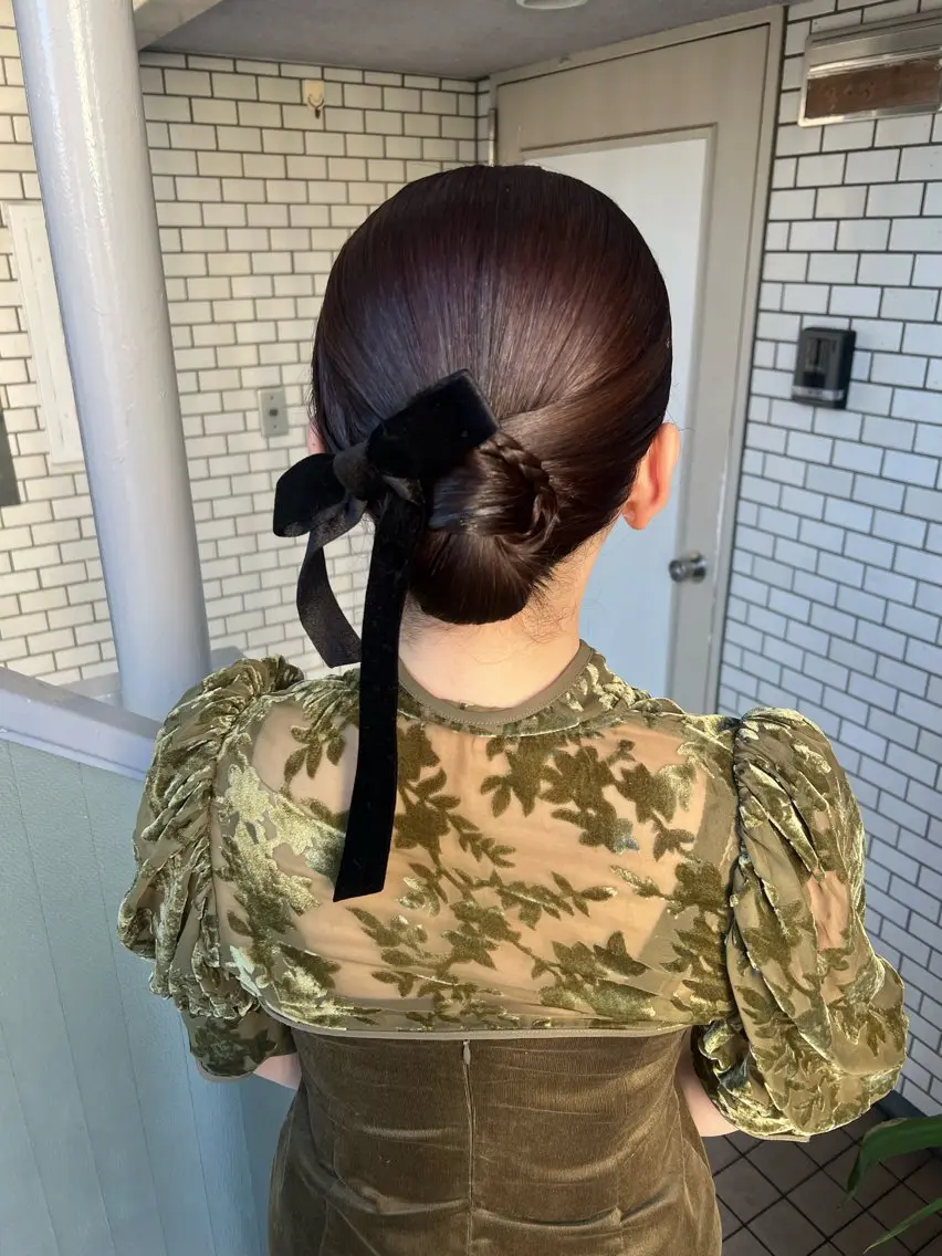 ヘアアレンジ ヘアセット 大人可愛いヘアメイク 💋🧚♀️しずかのヘアスタイル