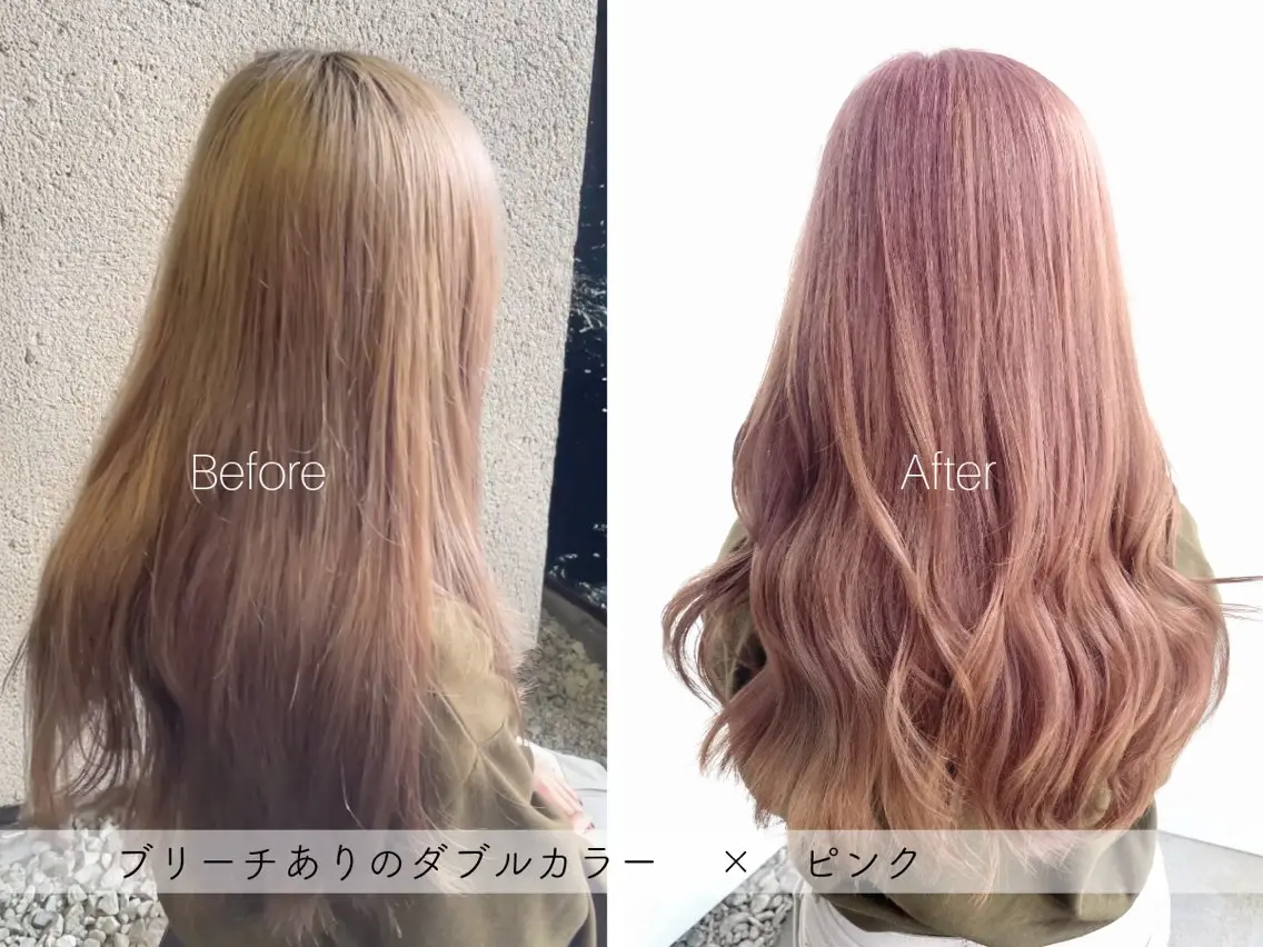 カラー ブリーチ ダブルカラー SARAJU 仁川店【カラー特化】のヘアスタイル