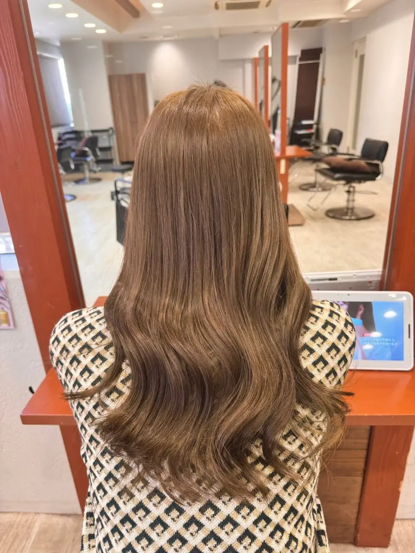 セミロング ヘアカラー AYANO💎💎 CIEL なんば店のヘアスタイル