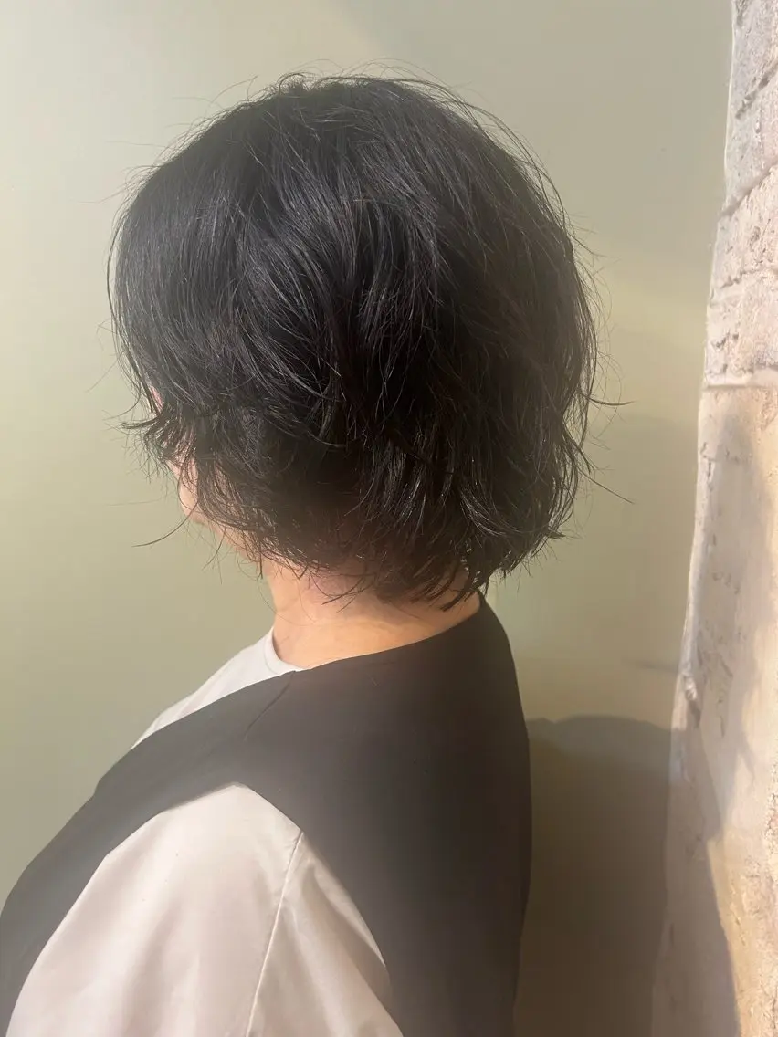 【レディース月曜日限定】 カット+デジタルパーマで朝楽スタイル✨の写真