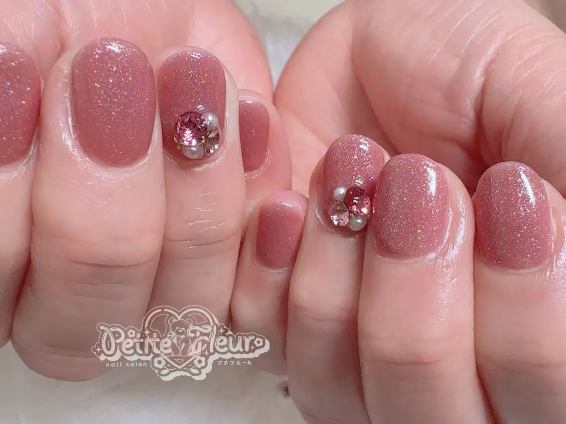 ネイル ハンドネイル ❁⃘*。Petite fleur❁⃘*りさのネイルデザイン