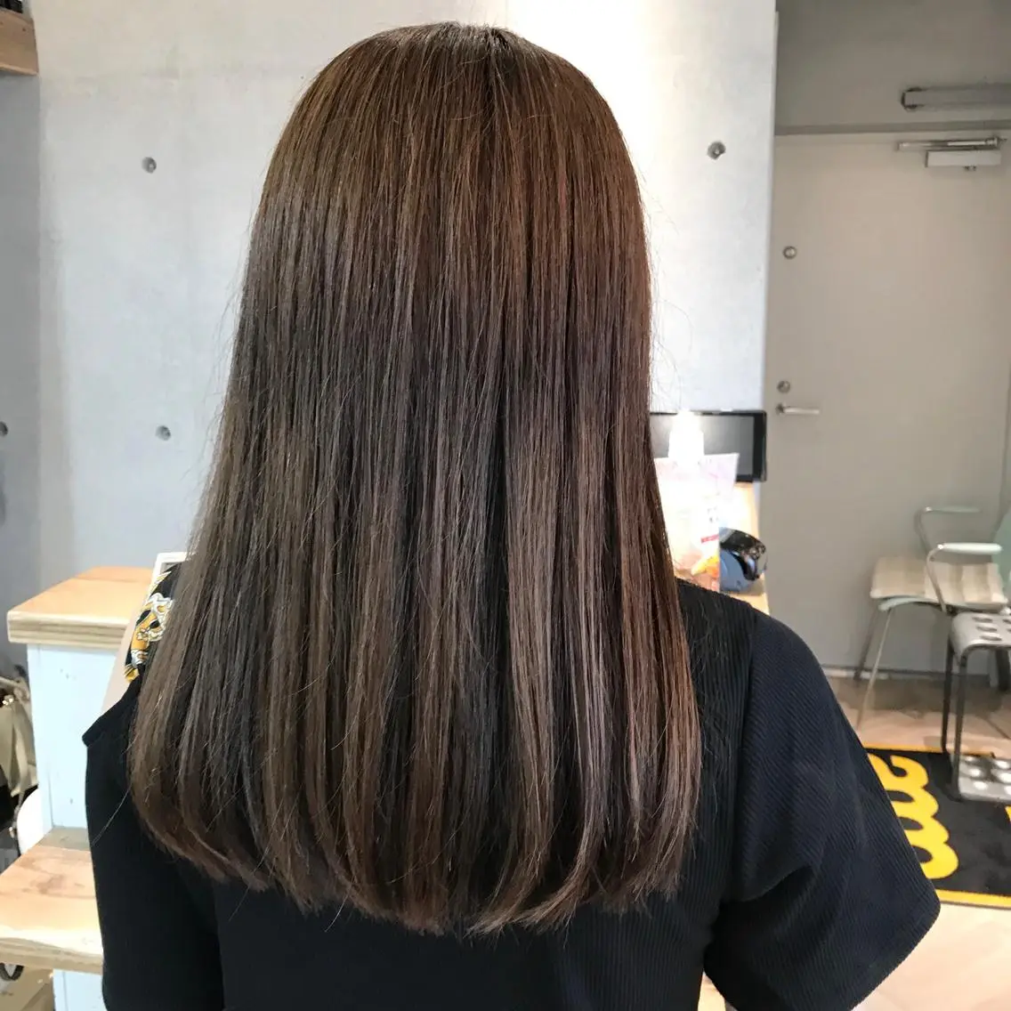 ロング カラー カット ヘアカラー トリートメント しのはら まどかのヘアスタイル