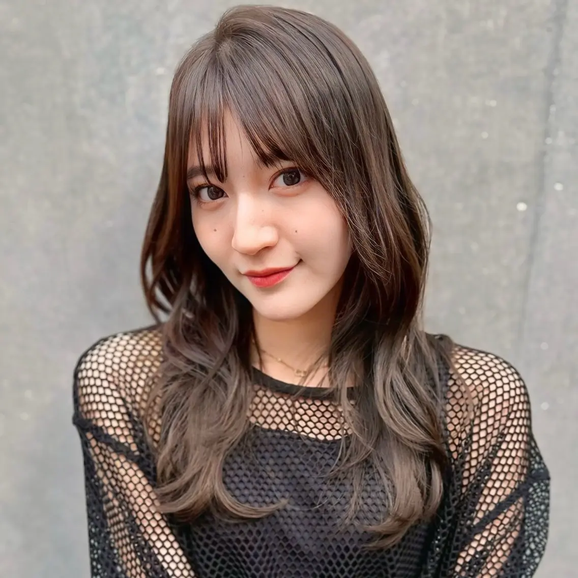 セミロング カット ヘアカラー トリートメント Lia TOKYO 門前仲町 徒歩4分のヘアスタイル