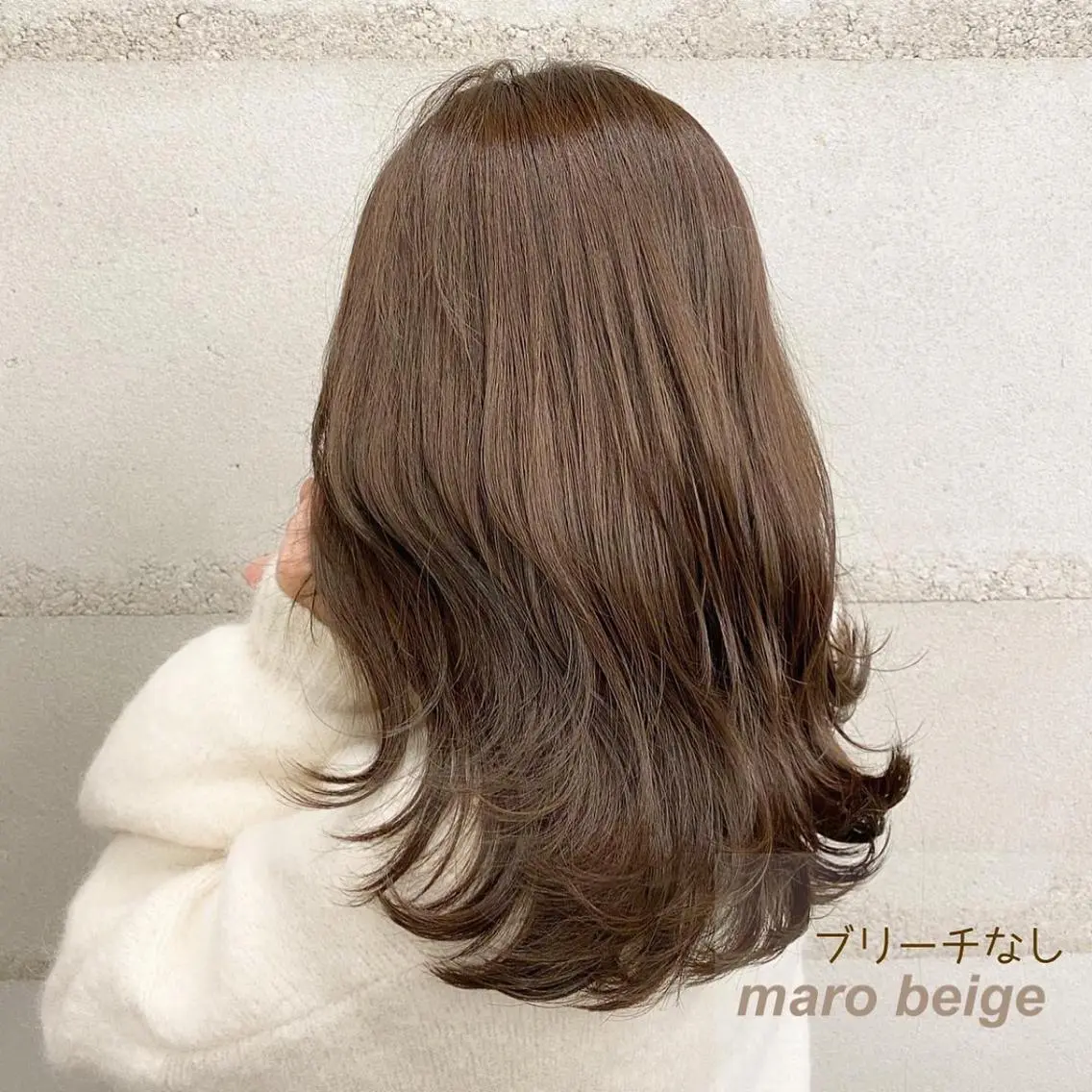 ミディアム ナガイ アヤのヘアスタイル