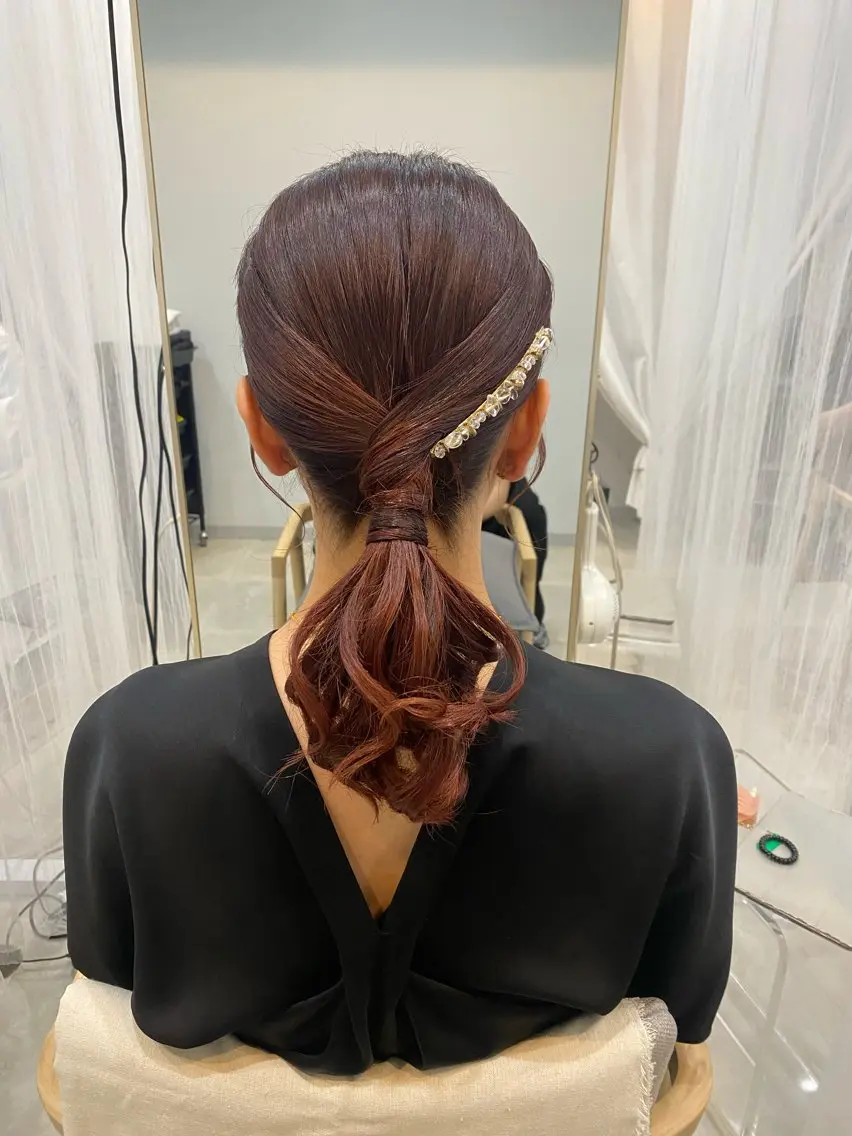 ヘアアレンジ 谷川 李奈のヘアスタイル