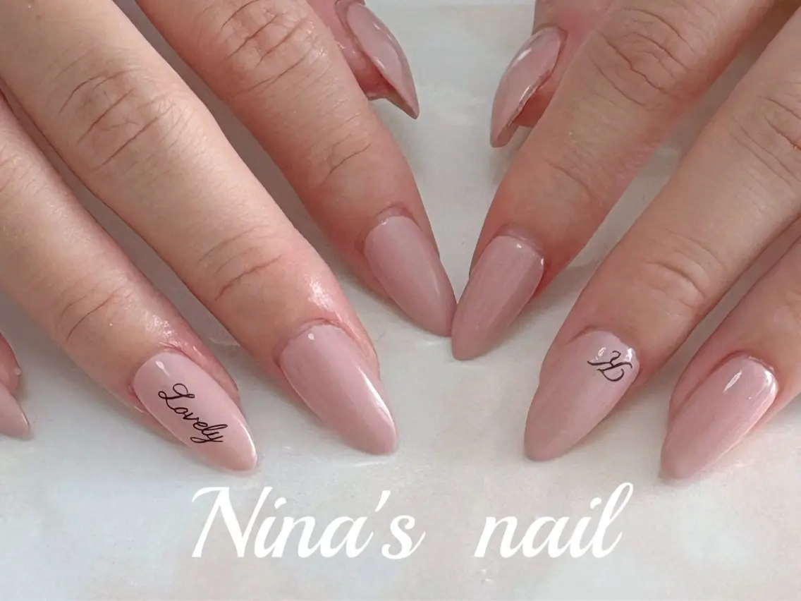 ネイル ワンカラーネイル ハンドネイル Nina's nailのネイルデザイン