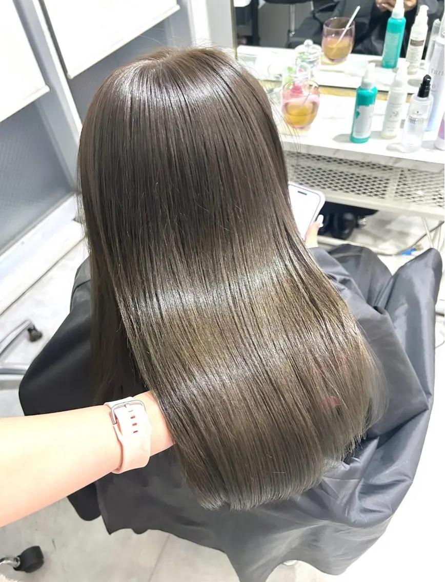 ロング カラー カット ヘアカラー 💘大人可愛く💘 Natsuki❥❥❥のヘアスタイル
