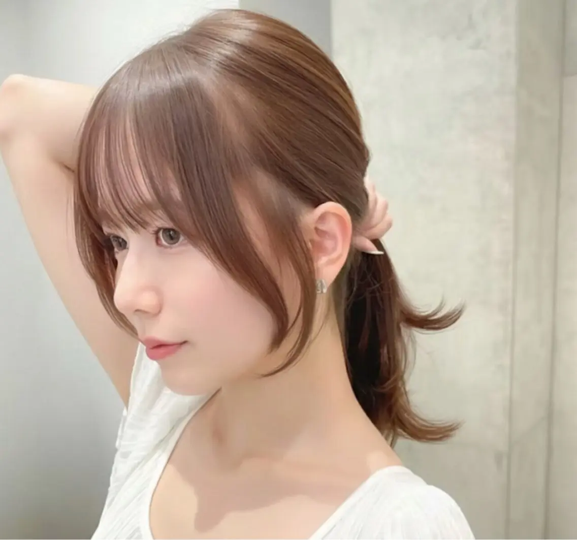 【お出かけ前に🚶】💫前髪カット+巻き髪仕上げ💫の写真