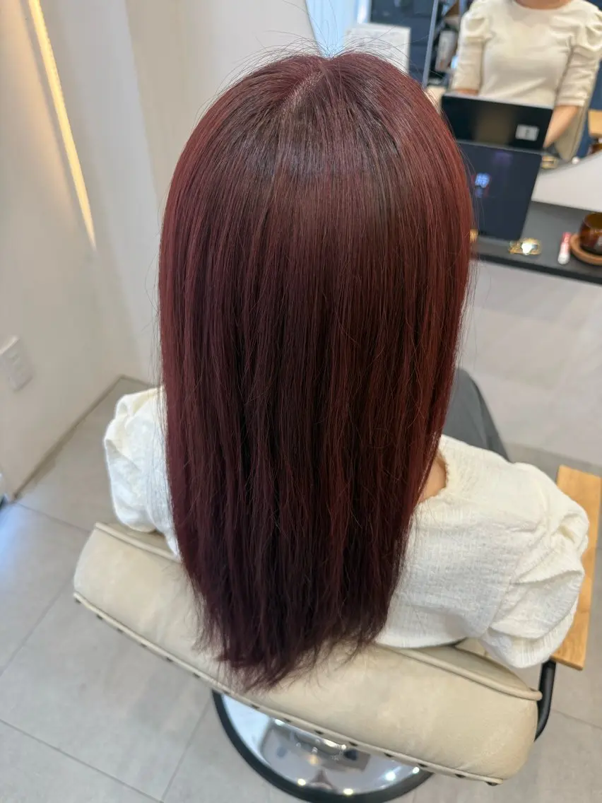 ロング ヘアカラー AYANO/ カラー🍭縮毛🌧️のヘアスタイル