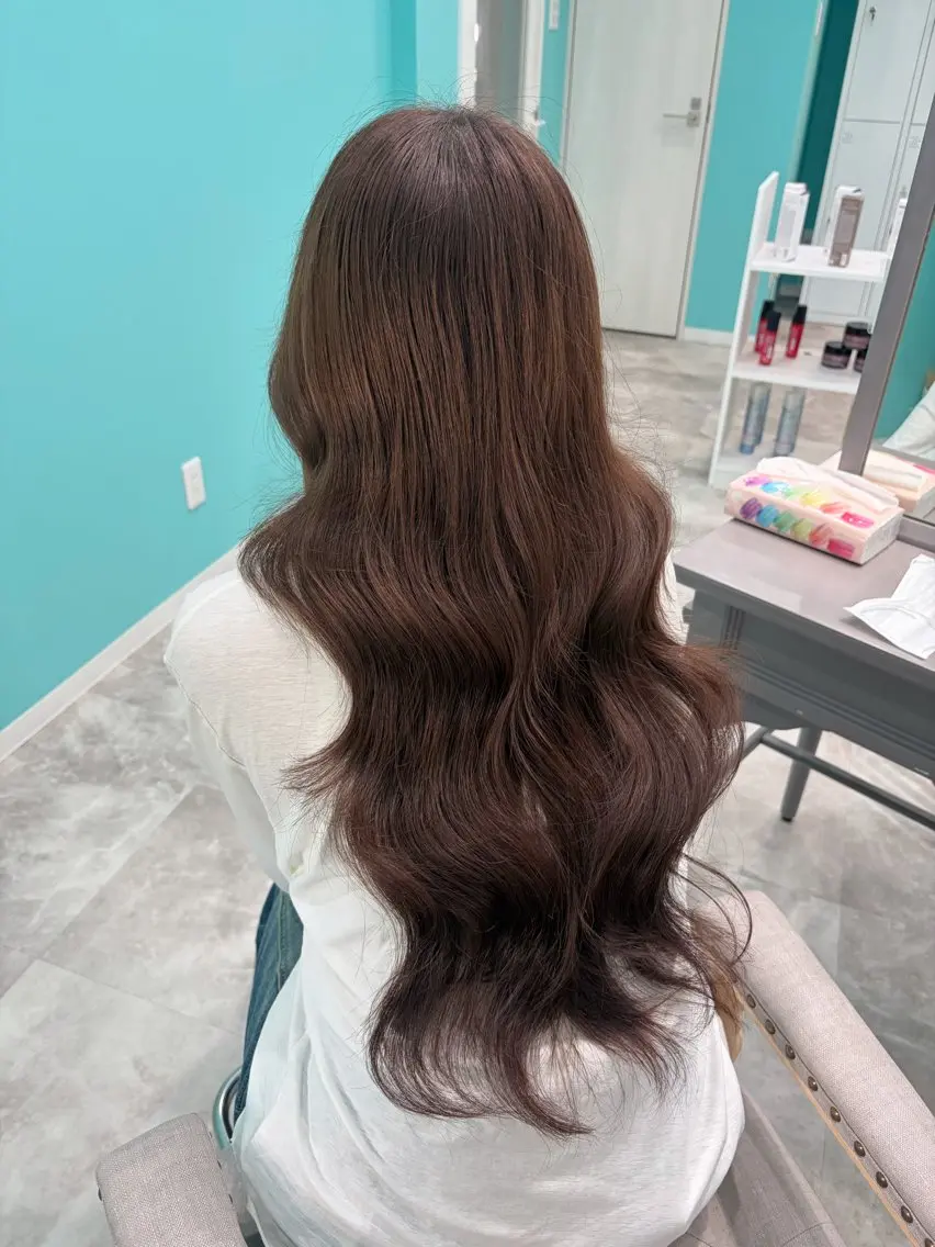 ロング ヘアセット fumina🦋 新大久保/エクステのヘアスタイル