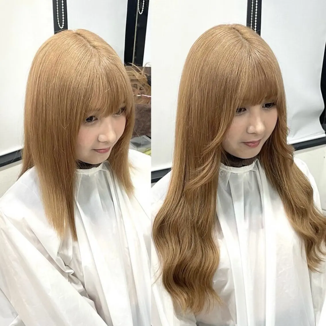 ロング エクステ エクステモデル募集 💗大阪梅田/川上のヘアスタイル
