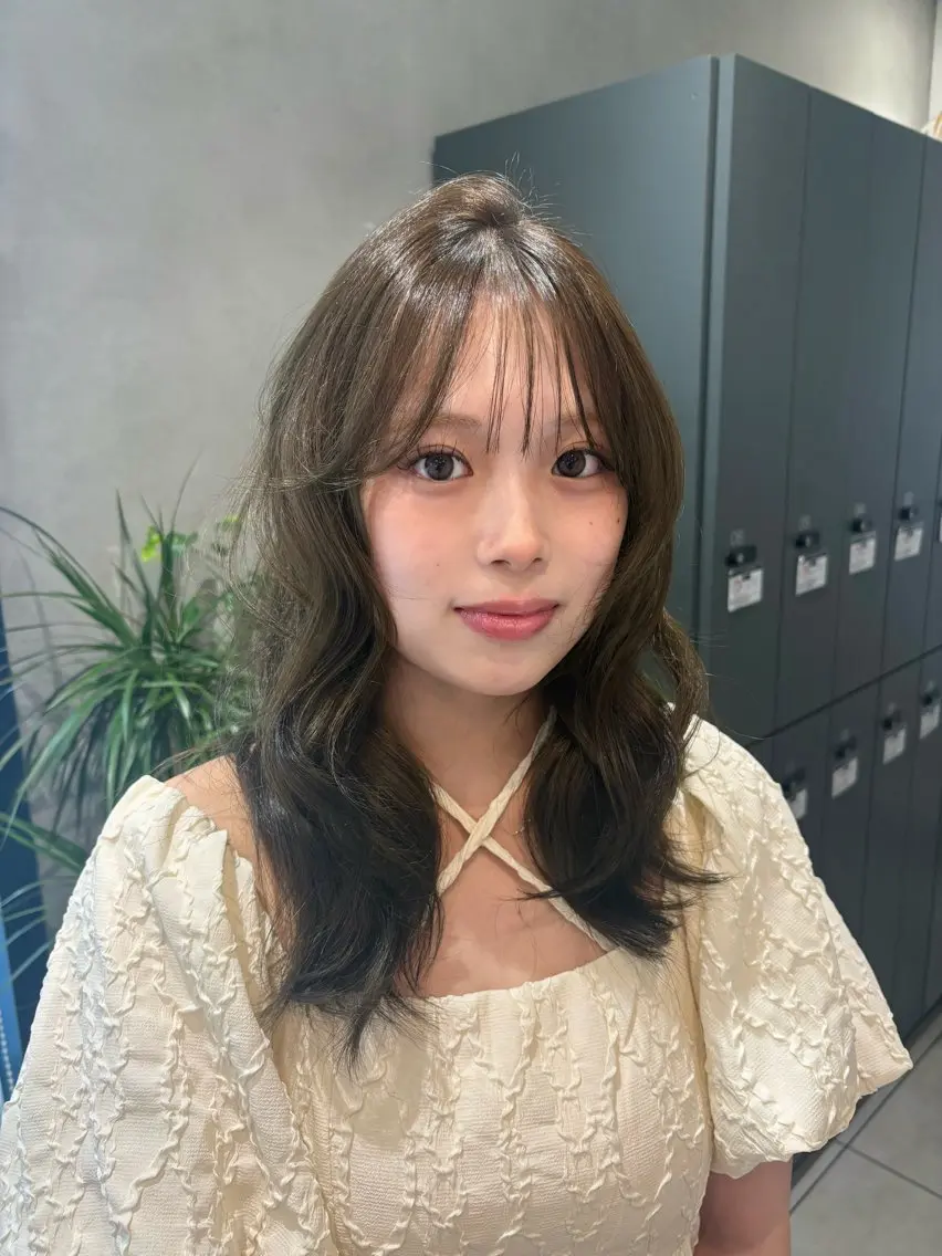 カラー core梅田 桜子のヘアスタイル