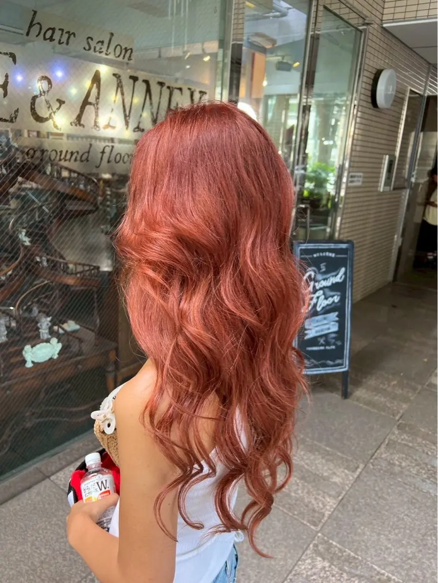ロング カラー ヘアカラー ハイライトエクステ 横浜CHIRIのヘアスタイル