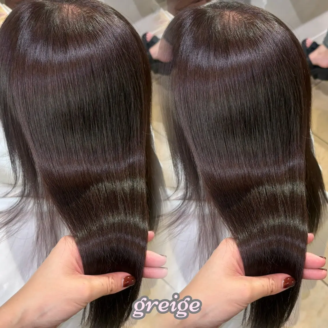ロング カラー ブリーチ ブリーチなしカラー カット ヘアカラー トリートメント 新宿/垢抜け艶髪🎀 エクステ/KANAのヘアスタイル