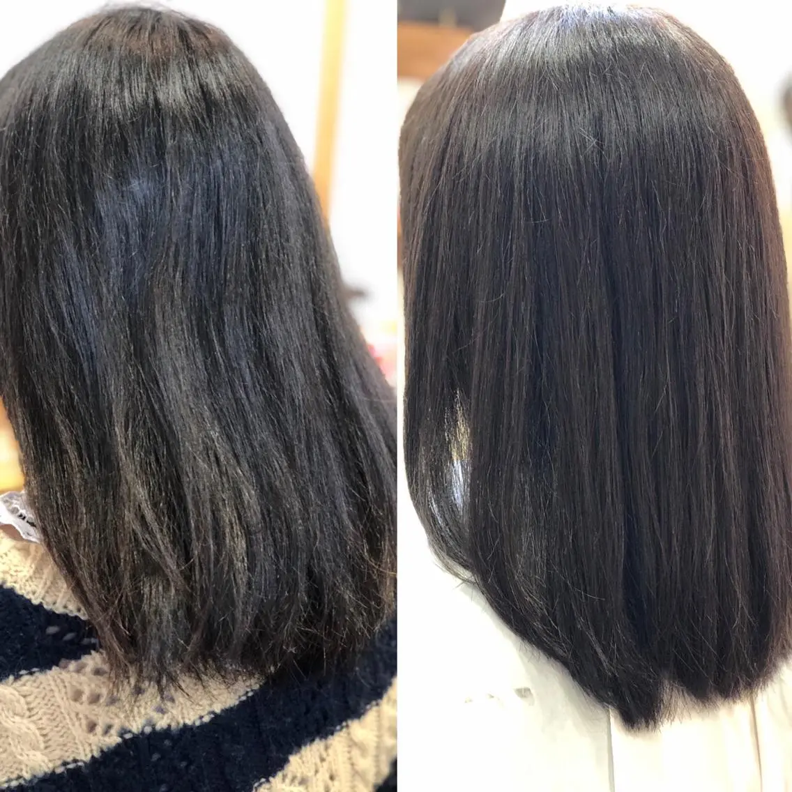 セミロング カット ヘアカラー トリートメント 戸津川 隆人のヘアスタイル