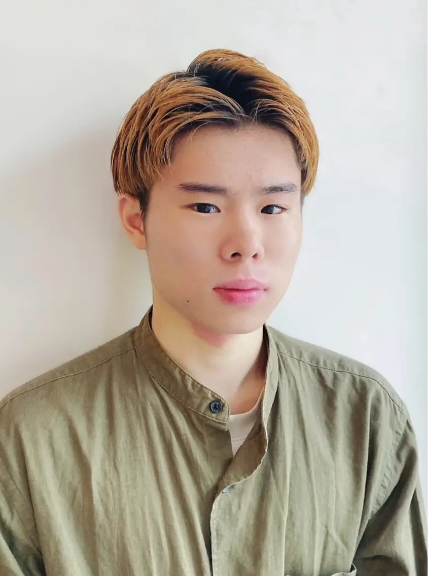 メンズ センターパート カット VANCOUNCIL 松本のヘアスタイル