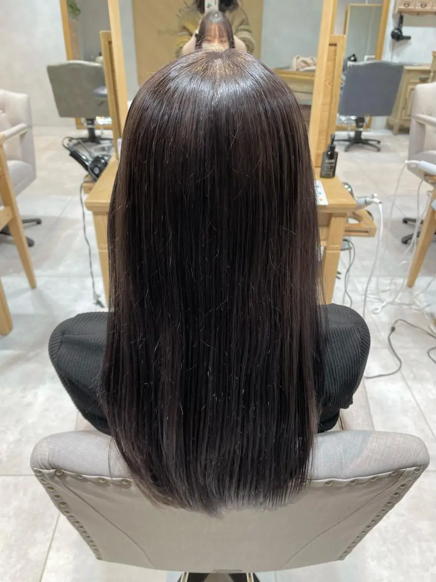 カット+縮毛矯正+3step トリートメント🫧の写真