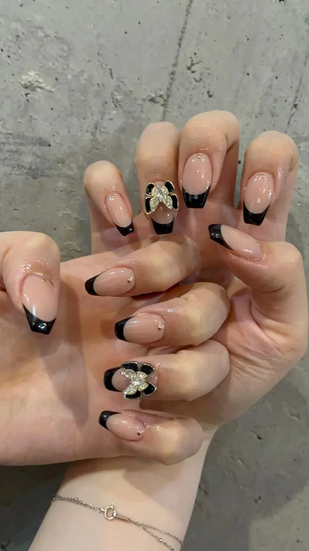 🤎カラーグラデーションorフレンチ🤎の写真