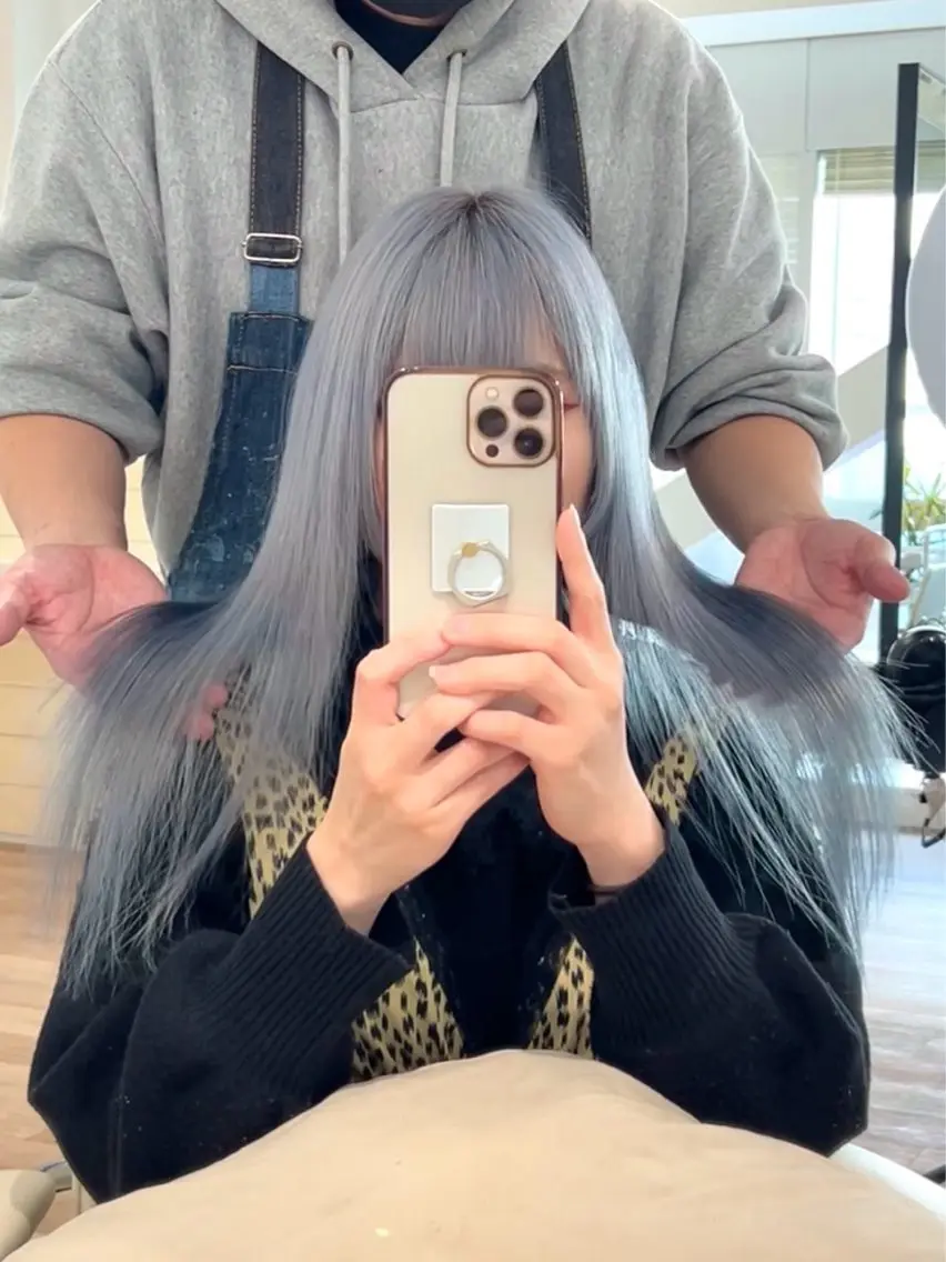 ロング カラー カット ヘアカラー トリートメント ベテラン美容師が対応 /髪質改善/縮毛矯正のヘアスタイル