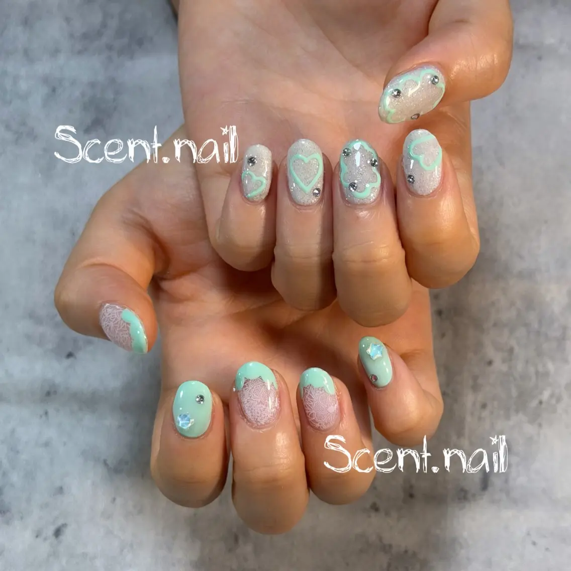 ネイル ハンドネイル Scent.nail セントネイルのネイルデザイン