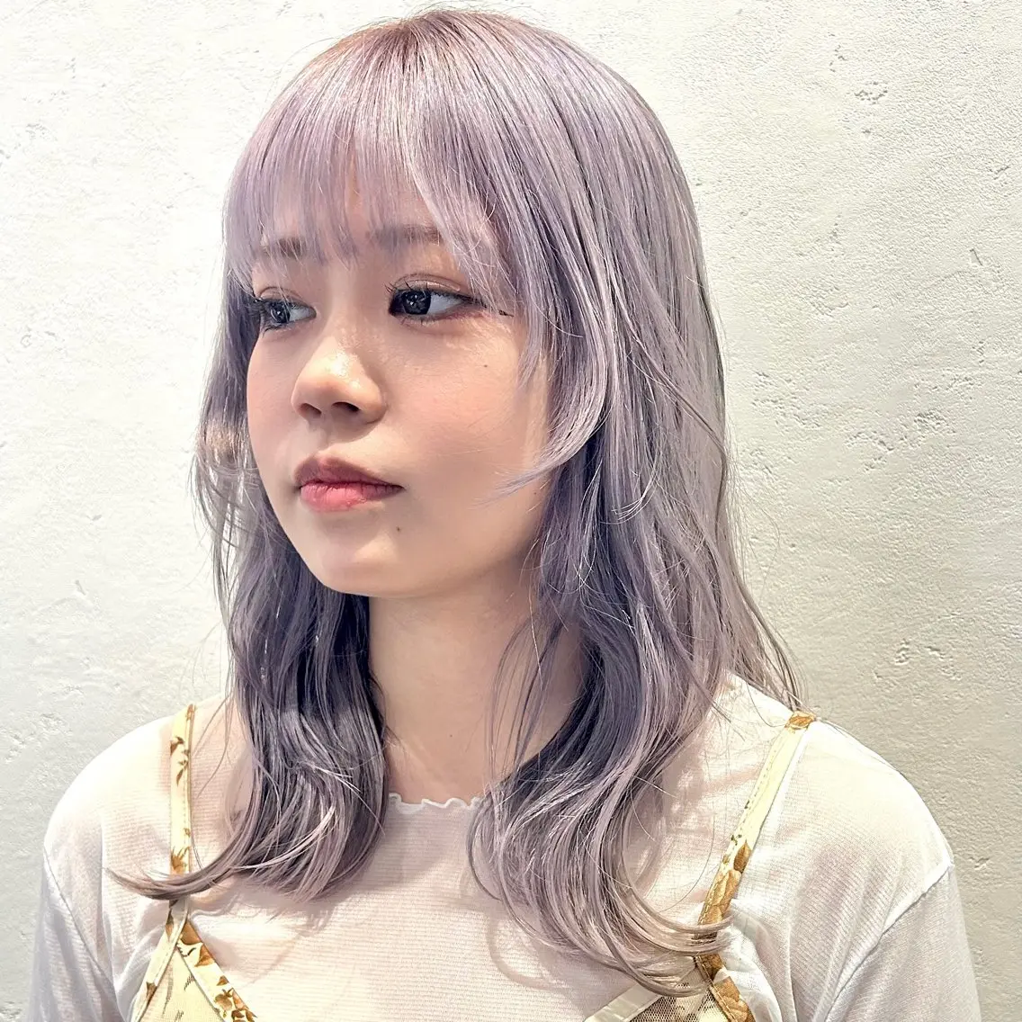 セミロング カラー 🍒中川葵久美🍒 レイヤー/メンズのヘアスタイル