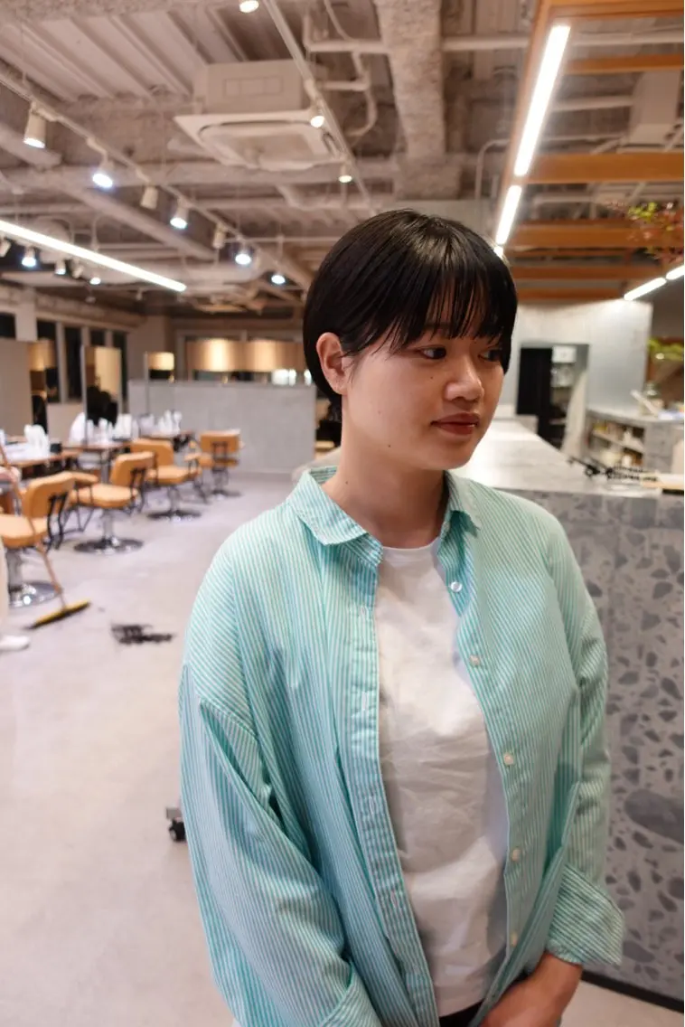 ショート 鳥越 一希のヘアスタイル